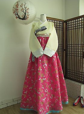 Asian Fashion Korean Hanbok Suit for Women