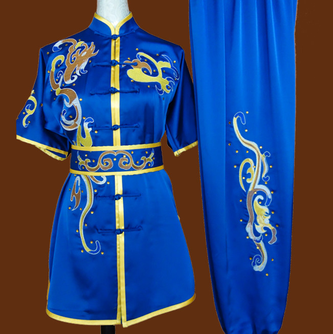 Top Wing Chun Kung Fu Wooden Dummy Practice Uniform