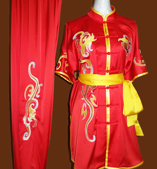 Top Wing Chun Kung Fu Wooden Dummy Practice Uniforms