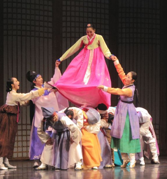 Korean Stage Qiu Xiang Hanbok Dance Costumes Carnival Costumes Traditional Costumes