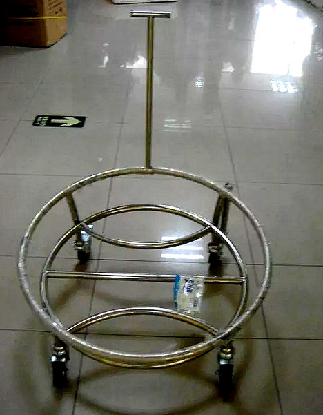 Stainless Steel Professional Lion Dance Drum Cart