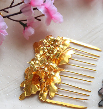 Top Asian Handmade Hair Accessories Headpieces Hair Combs Jewellery Complete Set