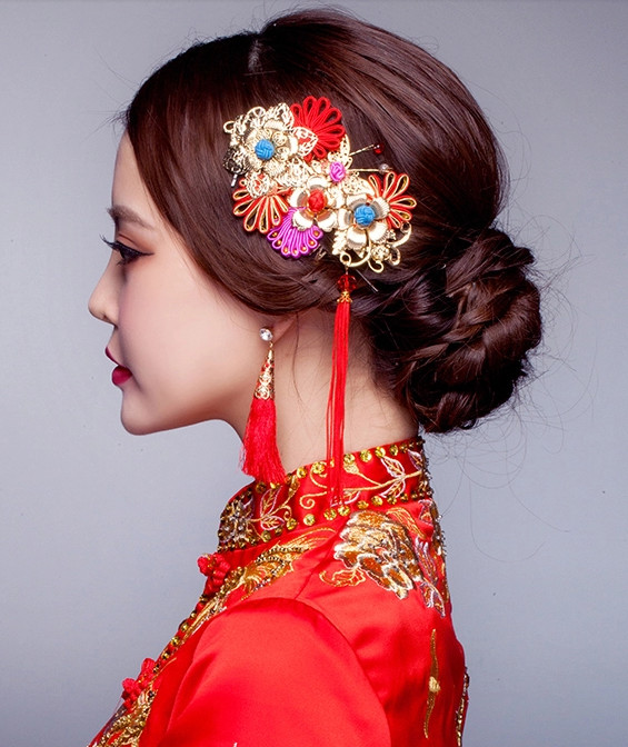 Top Chinese Bridal Hair Fascinators Jewellery Accessories Wedding Headpieces