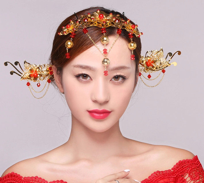 Top Chinese Bridal Hair Fascinators Jewellery Accessories Wedding Headpieces