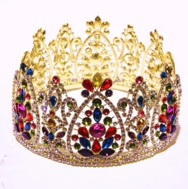 Top Bridal Baroque Style Queen Crown