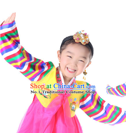 Korean Kids Dance Costumes for Girls