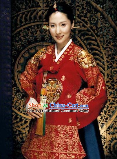 Dangui Korean Royal Costume Traditional Korean Queen Princess Ceremony Costumes