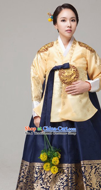 Dangui Korean Royal Costume Traditional Korean Queen Princess Ceremony Costumes for Women