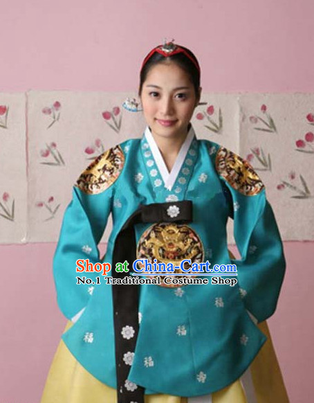 Dangui Korean Royal Costume Traditional Korean Queen Princess Ceremony Costumes for Women