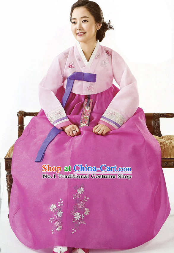 Korean Wedding Ceremonial Dress for Brides