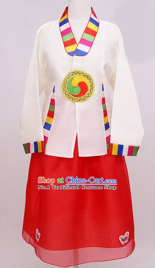 Korean Restaurant Hanbok Working Uniform