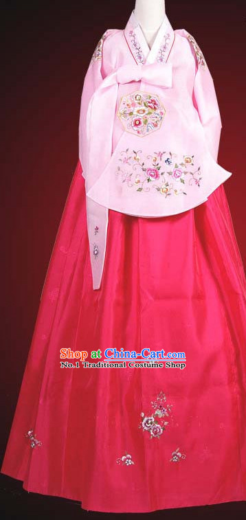 Traditional Ceremony Dress Custom Made Dangui Korean Royal Hanbok Costumes for Women