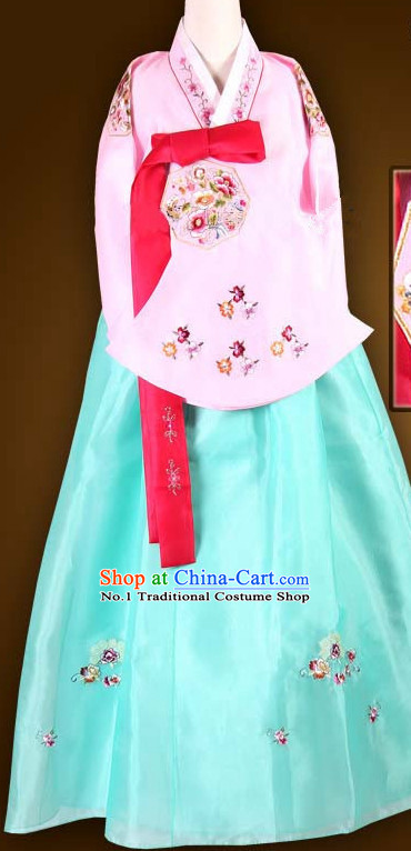 Traditional Ceremony Dress Custom Made Dangui Korean Royal Hanbok Costumes for Women