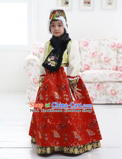 Asia Fashion Korean Costumes Apparel Outfits Clothes Dresses online for Children