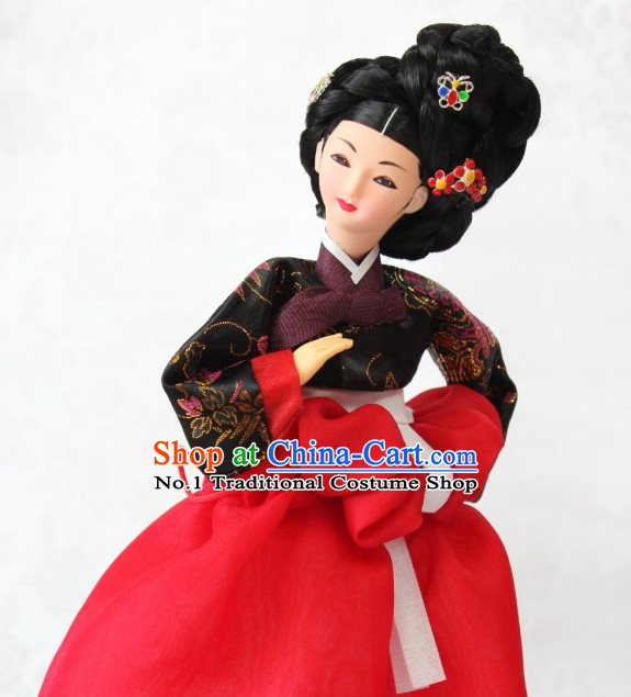Korean Traditional Silk Figurine