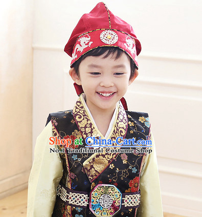 Korean Traditional Kids Hanbok Hat for Boys