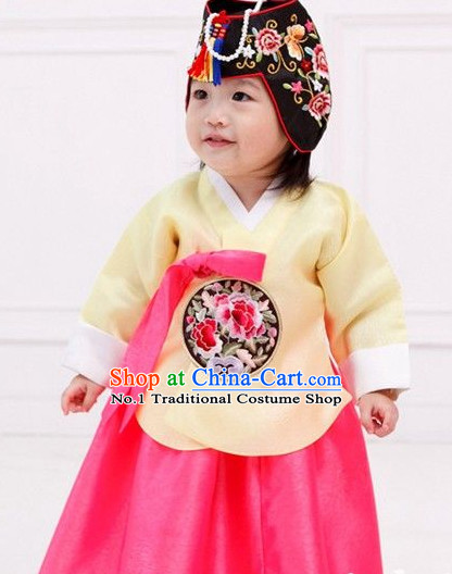 Korean Traditional Dress Dangui Hanbok Panier Korean Fashion Shopping online for Kids