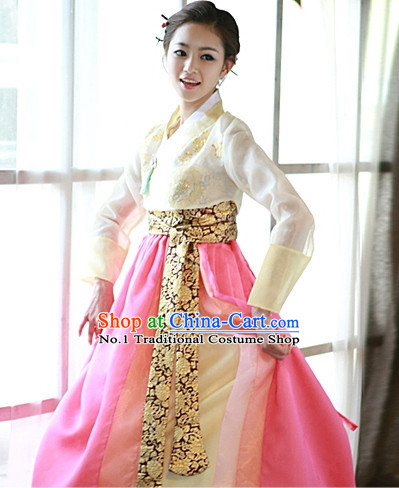 Top Korean Modern Hanbok Dancing Costumes Girls Dancewear