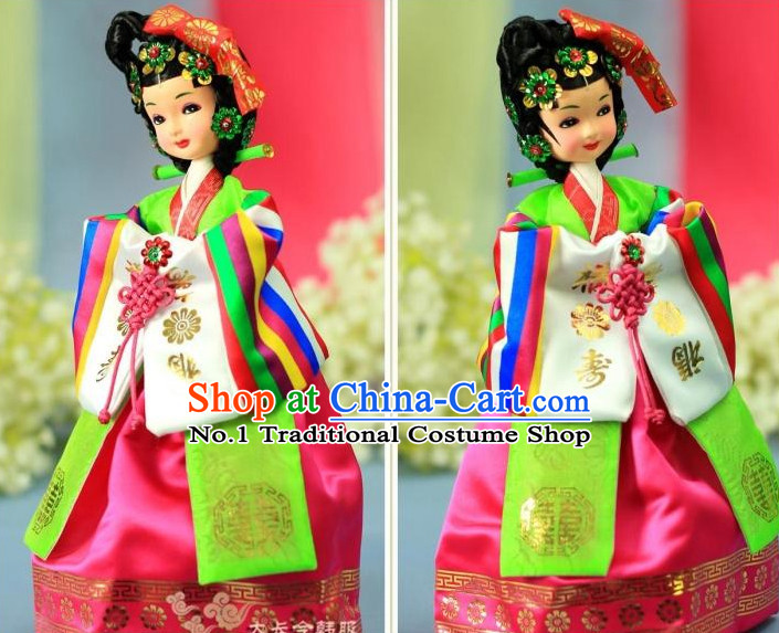 Korean Traditional Dancer Statue Arts