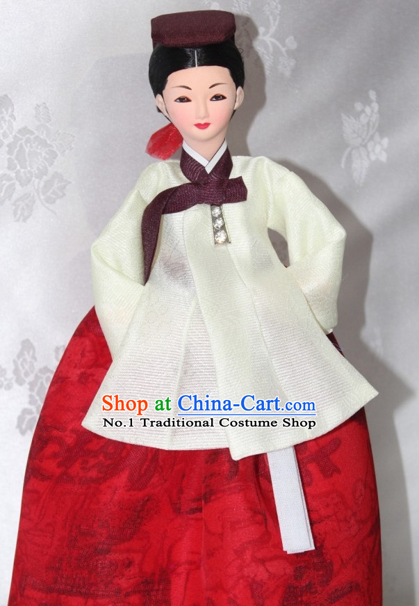 The Great Jang Geum Handmade Korean Silk Figurine