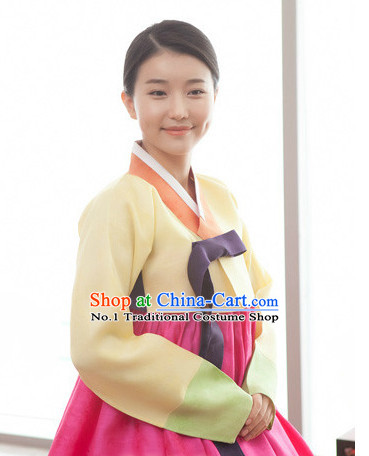 Korean Traditional Hanbok Wife Clothing