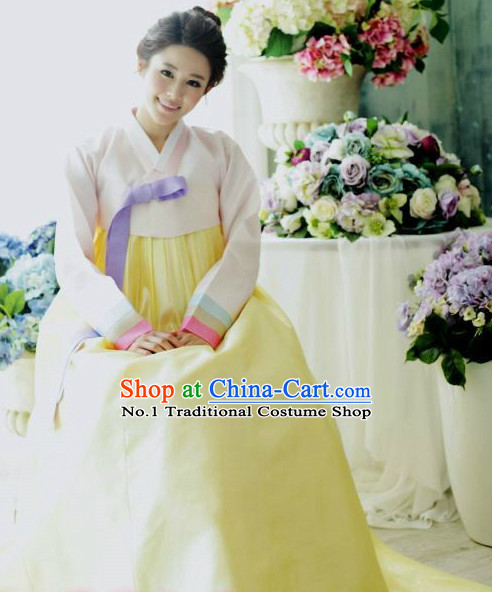 Korean Traditional Hanbok Female Clothes