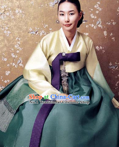 Top Korean Traditional Custom Made Hanbok Clothes Complete Set for Women