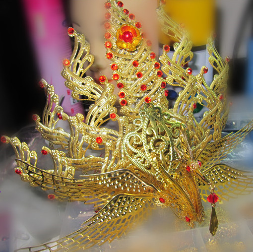 Chinese Traditional Handmade Wedding Phoenix Hair Clasp