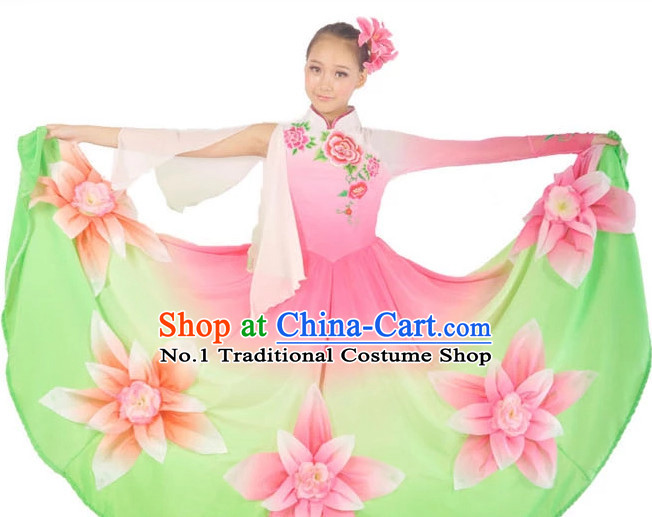 China Shop Chinese Flower Dance Attire for Women