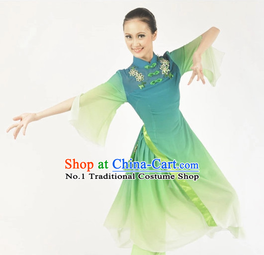 Custom Made Chinese Classical Dance Costumes Ballerina Costume Burlesque Costumes Salsa Costumes