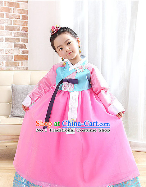 Top South Korean Kids Hanbok Clothing Complete Set