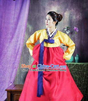 Traditional Korean Female Hanbok Outfit Complete Set