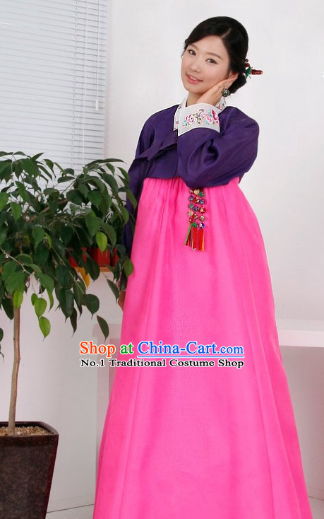 Korean Hanbok online Fashion Store Apparel Tops Korean Women Traditional Costumes Complete Set