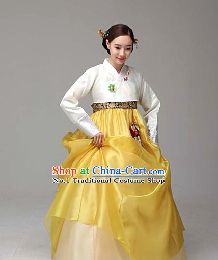 Korean Fashion Traditional Hanbok Dress Complete Set for Women