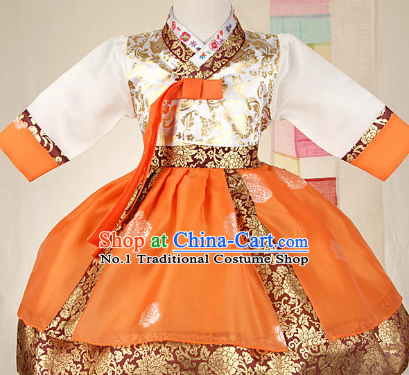 Korean Fashion Traditional Hanbok Clothes for Kids