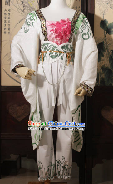 Chinese Costume Asian Fashion China Civilization Peony Halloween Costumes