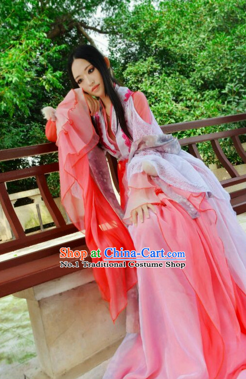 Chinese Kimono Costumes Asian Fashion Fairy Costume Complete Set