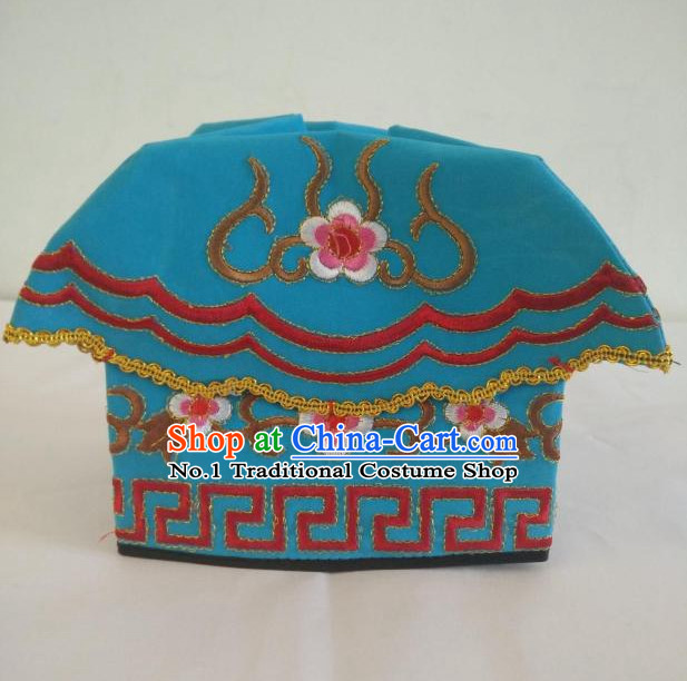 Oriental Stage Performance Peking Opera Hat for Men