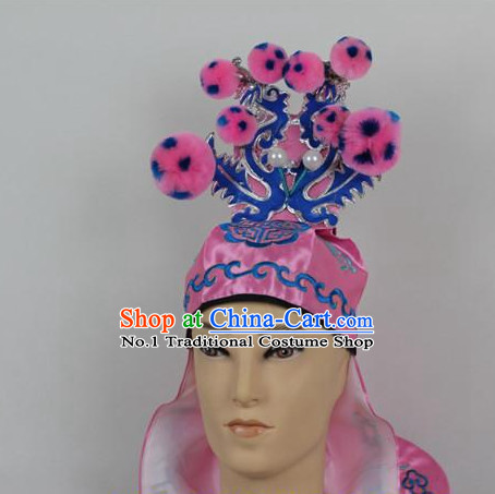 Oriental China Stage Performance Superhero Hat