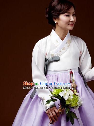 Korean Traditional Mother Hanbok Formal Dresses Special Occasion Dresses for Women