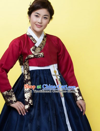 Korean Traditional Mother Hanbok Formal Dresses Special Occasion Dresses for Women