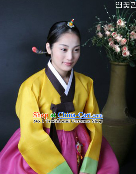 Korean Traditional Dress Hanbok Formal Dresses Special Occasion Dresses for Girls