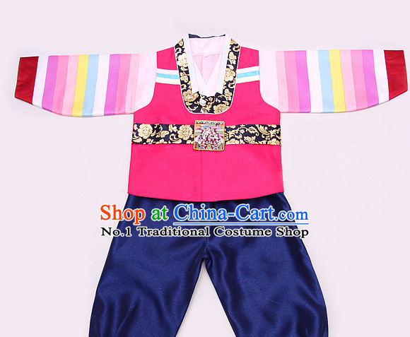 Korean Traditional Dress Hanbok Formal Dresses Special Occasion Dresses for Kids