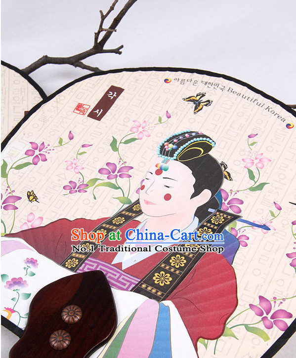 Korean Traditional Handmade Dance Fan for Women