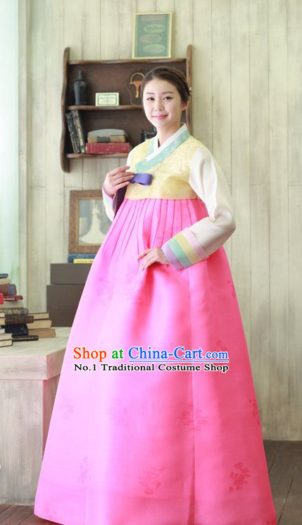 Top Korean Traditional Custom Made Modern Hanbok Skirt Complete Set for Women