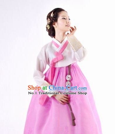 Korean Traditional Custom Made Dangui Hanbok Clothing Complete Set for Women