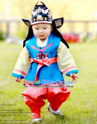 Korean Birthady Dresses Hanbok Clothing for Boys
