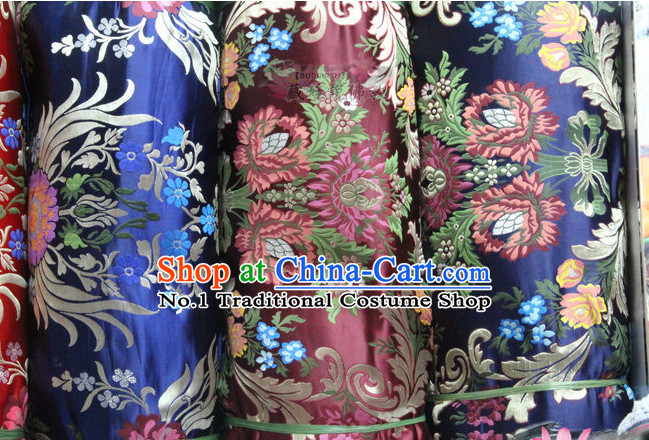 Asian Chinese Traditional Tibetan Brocade Dress Material