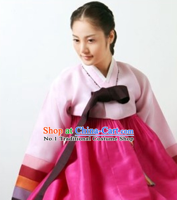 Korean Traditional Clothing Female Plus Size Dress Fashion Clothes Complete Set