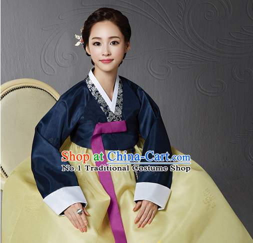 Korean Traditional Dresses Imperial Female Plus Size Dress Fashion Clothes Complete Set